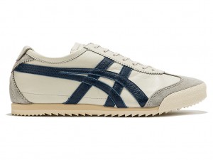 Női Onitsuka Tiger Mexico 66 Deluxe Cipő Sötétkék Kék | SI0519738
