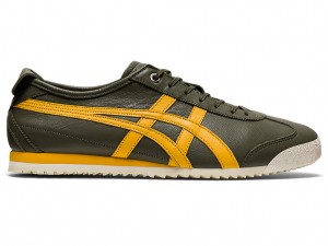 Női Onitsuka Tiger Mexico 66 SD Cipő Zöld Sárga | NJ1238067
