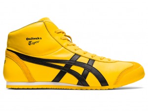 Női Onitsuka Tiger Mexico Mid Runner Cipő Sárga Fekete | WK0795246
