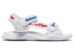 Női Onitsuka Tiger Ohbori Pántos Cipő Fehér Piros | GN7408956