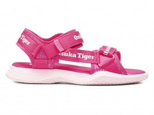 Női Onitsuka Tiger Ohbori Pántos Cipő Rózsaszín Fehér | FB1562098