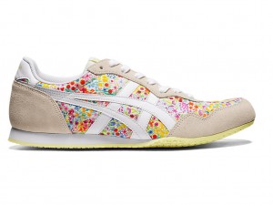 Női Onitsuka Tiger Serrano Cipő Krém Fehér | YP5748690