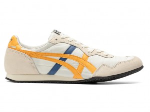 Női Onitsuka Tiger Serrano Cipő Krém Sárga | AD6480519